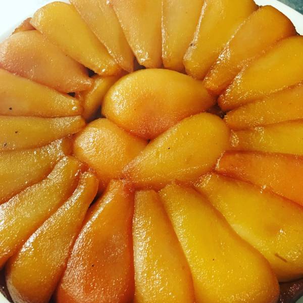 Tarte maison poire salon de thé familial bordeaux