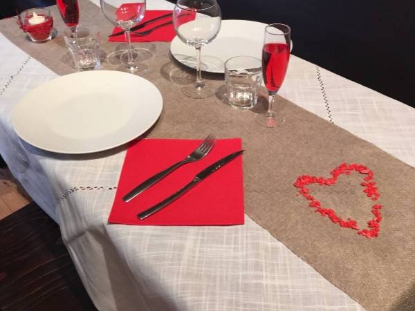 Restaurant Saint Valentin repas en amoureux
